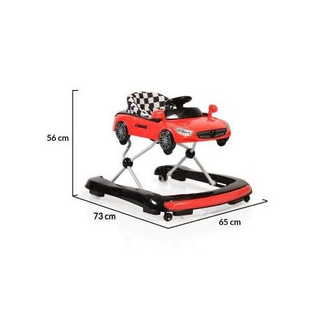 Moni Cabrio 2in1 bébikomp és járássegítő - piros