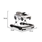 Moni Cabrio 2in1 bébikomp és járássegítő - fehér