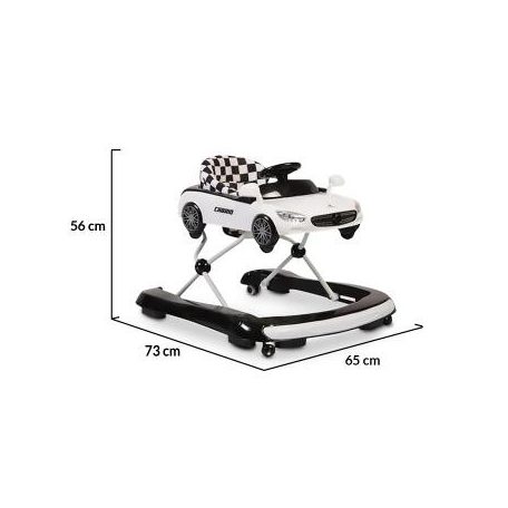 Moni Cabrio 2in1 bébikomp és járássegítő - fehér