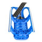 Moni Bullet műanyag szánkó, kormánykerékkel, húzható - Kék