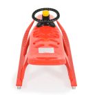 Moni Bullet műanyag szánkó, kormánykerékkel, húzható - Piros