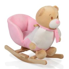 Moni Toys Hintázó maci 60 cm - rózsaszín