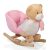 Moni Toys Hintázó maci 60 cm - rózsaszín
