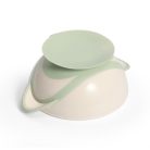 BabyOno tapadós fedeles tányér kanállal - zöld