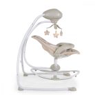 Cangaroo Woodsy 2in1 elektromos hinta és etetőszék - bézs
