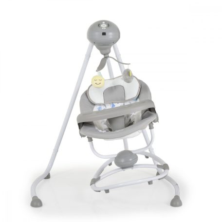 Cangaroo Woodsy 2in1 elektromos hinta és etetőszék - szürke