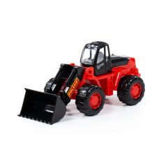 Polesie Toys traktor tolólapáttal - piros/fekete
