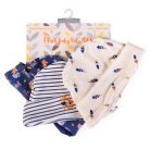 Cangaroo Tibby pamut sapka 3db/cs fiús 56 -os