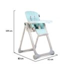 Cangaroo I Eat multifunkciós etetőszék - kék