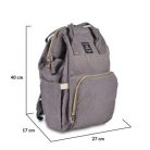 Cangaroo Amelia Kismama hátizsák - szürke 