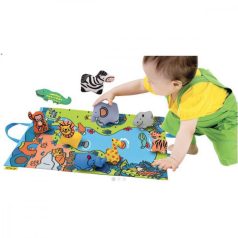 Ks Kids Dzsungel játszószőnyeg, állatfigurákkal