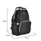 Cangaroo Amelia Kismama hátizsák - fekete