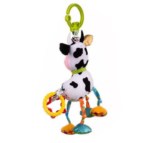 Bali Bazoo felakasztható rezgő csörgő plüss játék rágókával és csörgővel - Boci