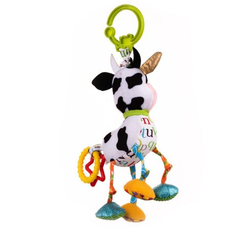 Bali Bazoo felakasztható rezgő csörgő plüss játék rágókával és csörgővel - Boci