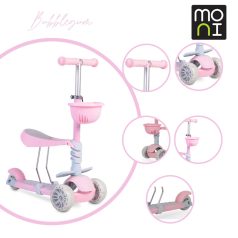 Moni Bubblegum 2IN1 ráülős roller - Rózsaszín 