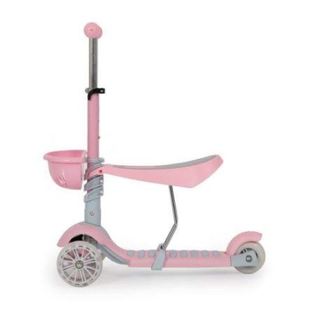 Moni Bubblegum 2IN1 ráülős roller - Rózsaszín 