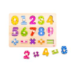 Tooky Toy Fa formaillesztős puzzle - Számok