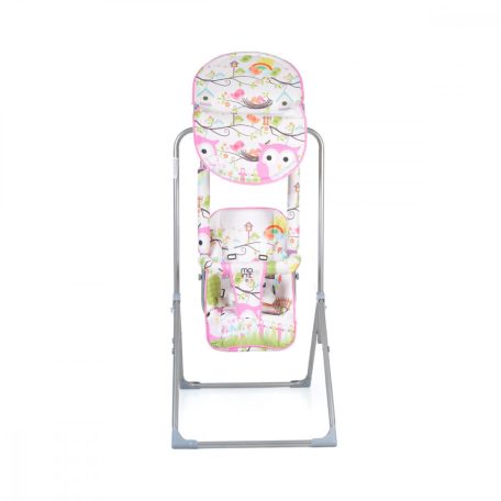 Moni Funny állványos gyermekhinta napfénytetővel - rózsaszín 