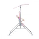 Moni Funny állványos gyermekhinta napfénytetővel - rózsaszín 