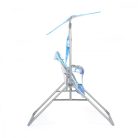 Moni Funny állványos gyermekhinta napfénytetővel - kék