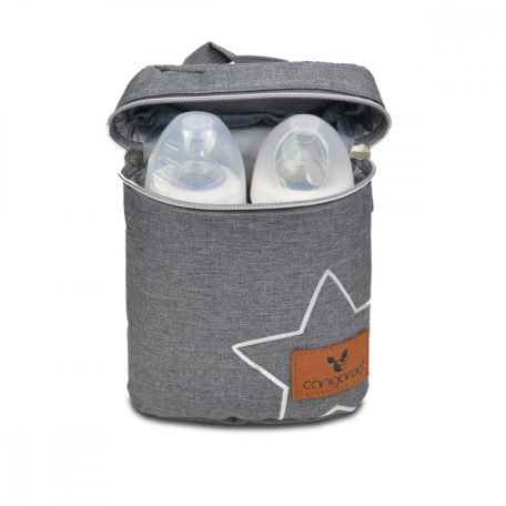 Cangaroo Charlie cumisüveg melegentartó - sötét szürke 