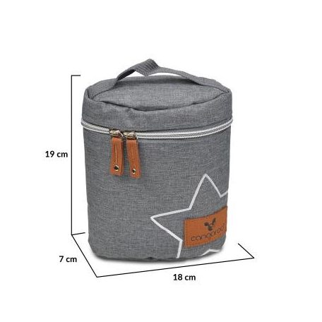 Cangaroo Charlie cumisüveg melegentartó - sötét szürke 