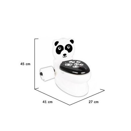 Cangaroo Pilsan bili és gyerek WC 2in1 öblítő hanggal - Panda