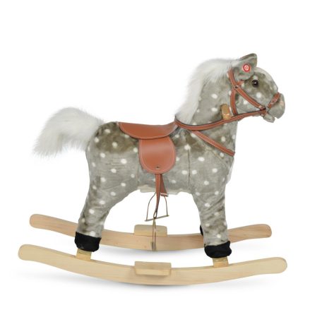 Moni Spotty Hintaló 70 cm - pöttyös szürke