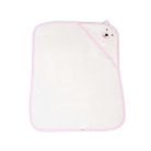 Cangaroo Baloo kapucnis törölköző 70x90 cm - rózsaszín maci
