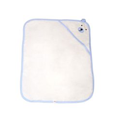 Cangaroo Baloo kapucnis törölköző 70x90 cm - kék maci
