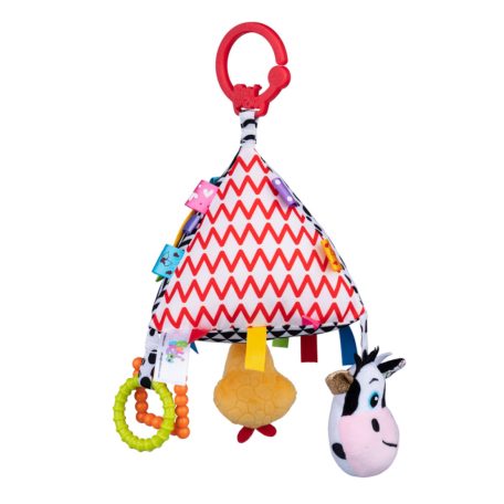 Bali Bazoo Kontrasztos piramis felakasztható bébijáték 0 hó+