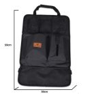 Cangaroo Organizer háttámlavédő - fekete