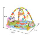 Moni BABY PIANO Játszószőnyeg zongorás - rózsaszín 