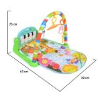 Moni FITNESS Játszószőnyeg - türkiz 