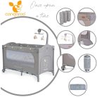 Cangaroo Once upon a time 2 multifunkciós utazóágy - szürke