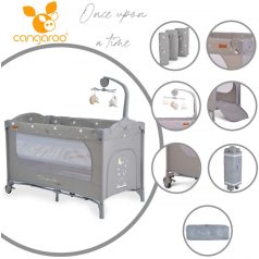   Cangaroo Once upon a time 2 multifunkciós utazóágy - szürke