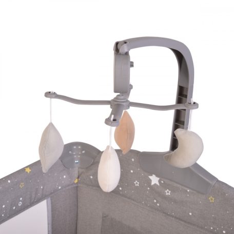 Cangaroo Once upon a time 2 multifunkciós utazóágy - szürke