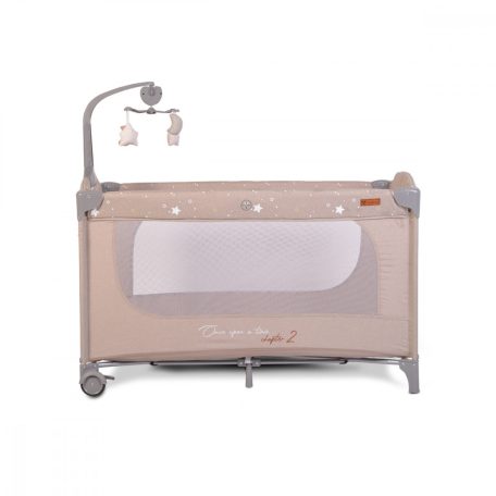 Cangaroo Once upon a time 2 multifunkciós utazóágy - bézs