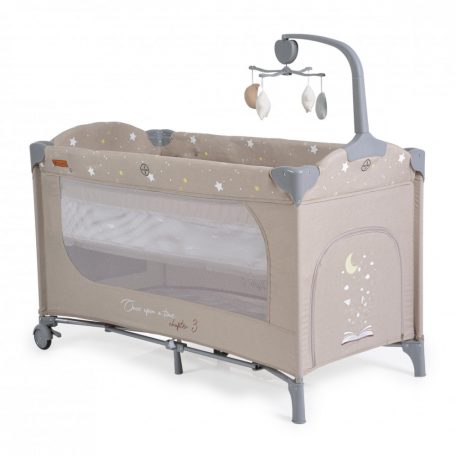 Cangaroo Once upon a time 3 multifunkciós utazóágy - bézs