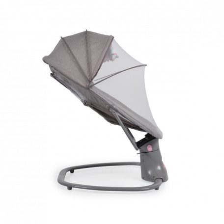 Cangaroo Axel 2 in1 elektromos hinta és pihenőszék - szürke/rózsaszín 