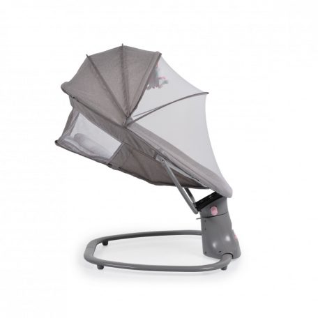 Cangaroo Axel 2 in1 elektromos hinta és pihenőszék - szürke/rózsaszín 