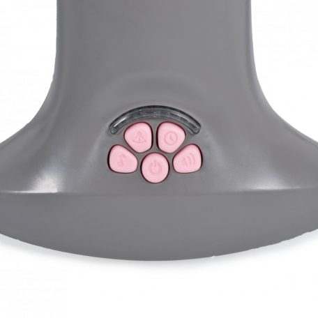 Cangaroo Axel 2 in1 elektromos hinta és pihenőszék - szürke/rózsaszín 