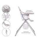 Moni Scaut fix etetőszék - Szürke 