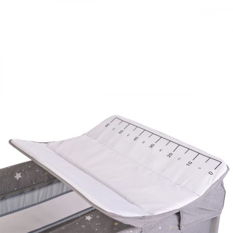 Cangaroo Once upon a time 3 multifunkciós utazóágy - szürke 