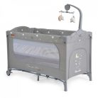 Cangaroo Once upon a time 3 multifunkciós utazóágy - szürke 