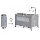 Cangaroo Once upon a time 3 multifunkciós utazóágy - szürke 