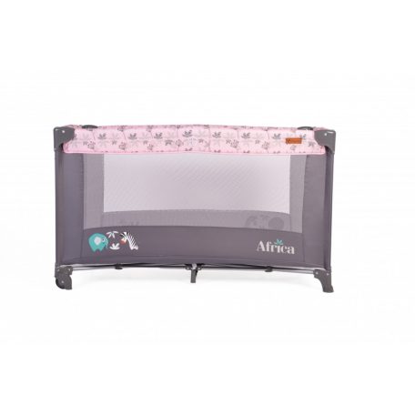 Cangaroo Africa 1 szintes utazóágy - rózsaszín