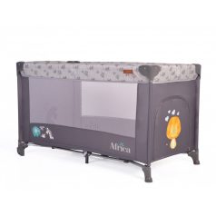 Cangaroo Africa 1 szintes utazóágy - szürke