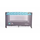 Cangaroo Africa 1 szintes utazóágy - türkiz 