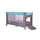 Cangaroo Africa 1 szintes utazóágy - türkiz 